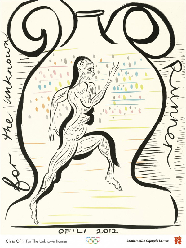 JJOO, Chris Ofili, For the unknown runner