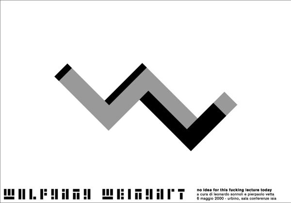 Wolfgang Weingart, 2000.