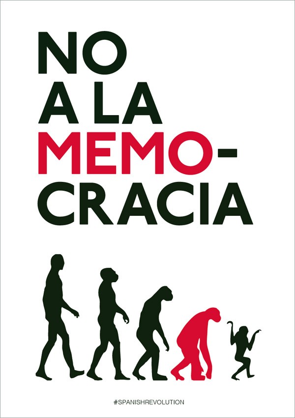 No a la memocracia, Anónimo, Voces con Futura, 2011.