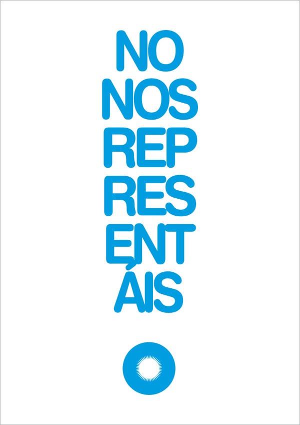 No nos representais, Anónimo, Voces con Futura, 2011.