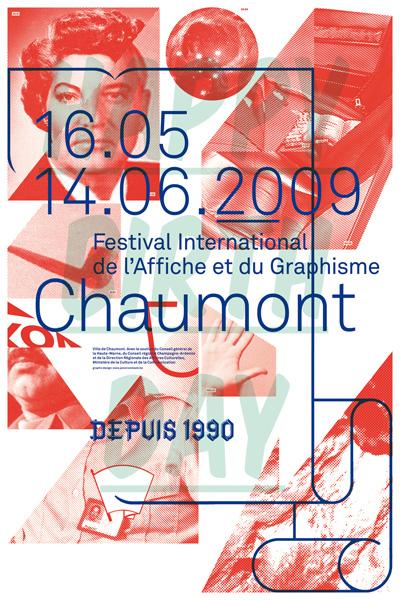 Cartel oficial del Festival de l’Affiche et du Graphisme, 2009..