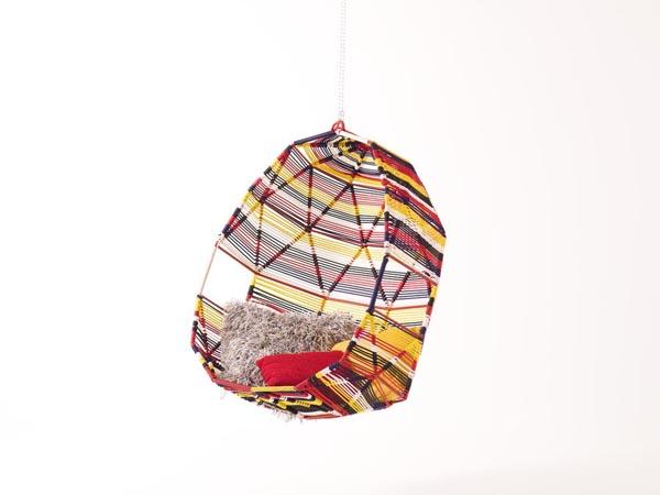 Silla colgante, serie Tropicalia, Moroso, 2008.