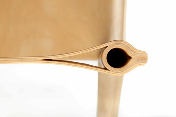 Close up of Wotu chair by Dante Bonuccelli, 2010.