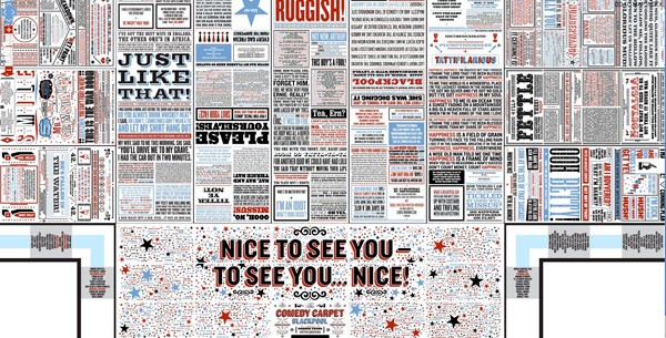 Comedy Carpet, Gordon Young, 2011.
