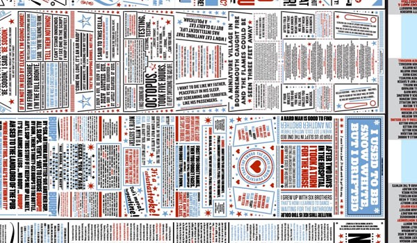 Comedy Carpet, Gordon Young, 2011.