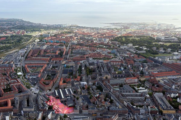 Superkilen, Bjarke Ingels Group, 2012. Fotografía: Iwan Baan.