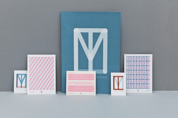 TextielMuseum and TextielLab, identidad visual, Raw Color, 2013.
