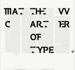 Matthew Carter The Art of Type, 1999.