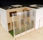 Nottingham House, University of Nottingham, Inglaterra. Maqueta.