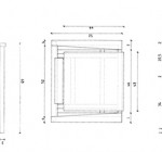 Planos de silla reclinable.