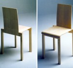 Silla en madera de sicomoro, Uniform, 2000.