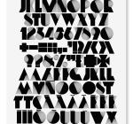 Typeface design, Neo Deco, Hype for Type, 2009.    