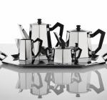 Memoires from the future. Ottagonale, objetos para té y café, de Carlo Alessi.