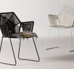 Sillas serie Tropicalia, de formas geométricas, Moroso, 2008