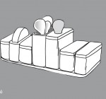 Recipiente para accesorios de cocina. L´égodugoût, Michèle Gay, 2011.