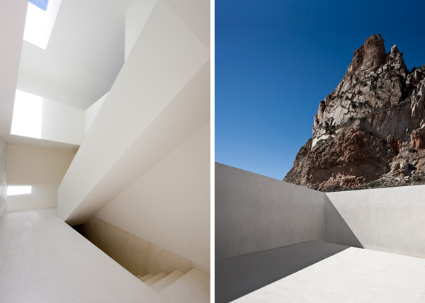 Casa en la ladera de un castillo