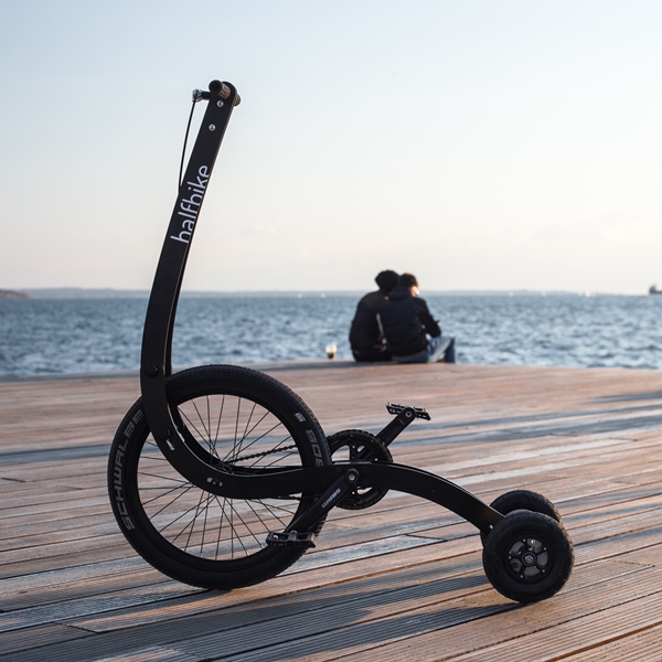 Halfbike II, segunda versión de la bicicleta plegable de Kolelinia