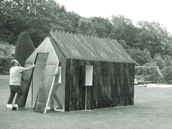 Chameleon Cabin, la casa de papel de Mattias Lind