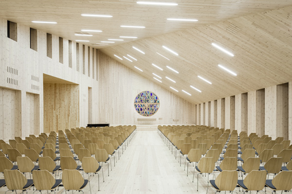 Iglesia de Knarvit por Reifuld Ramstad Architects