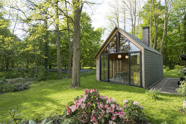 Recreationhouse, casa de campo en Utretch por Zecc