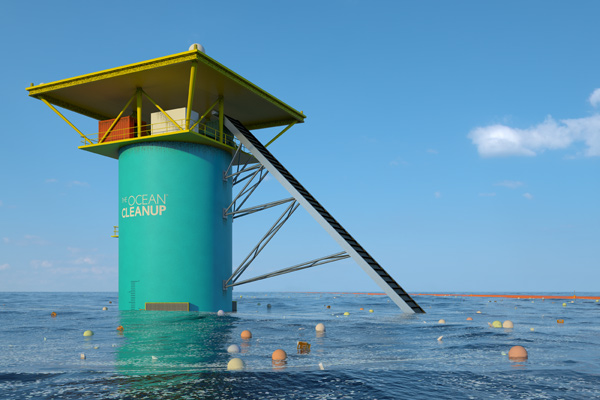 The Ocean Cleanup, Boyan Slat, 2014.