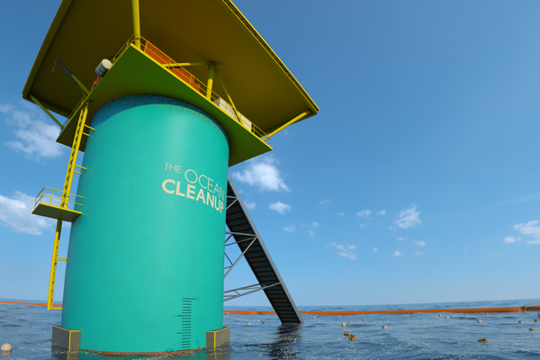 The Ocean Cleanup, Boyan Slat, 2014.