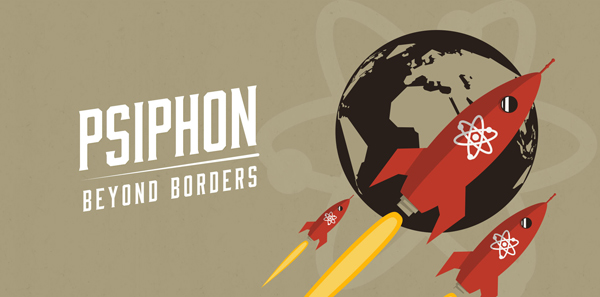 Los logotipos censurados de Psiphon y Rack&Pinion Creative