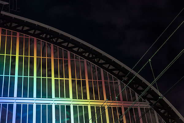 Rainbow Station, Roosegaarde, 2014.