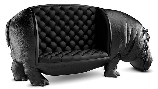 The hippopotamus sofa, Máximo Riera, 2014.