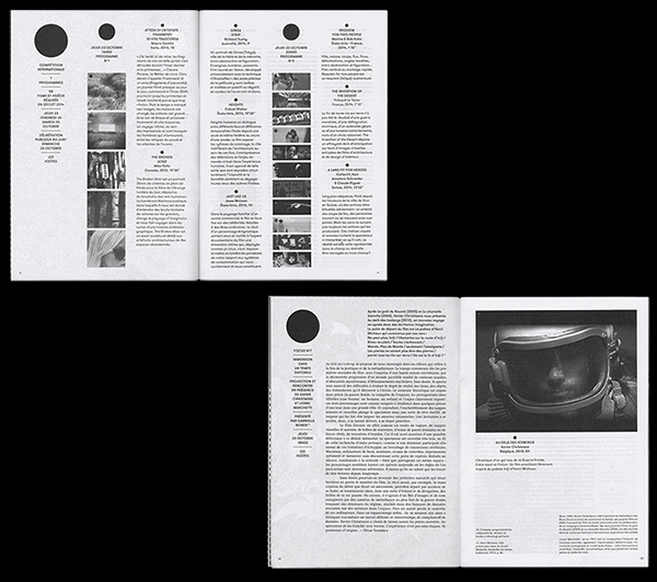 identidad del festival des cinémas différents et expérimentaux, por atelier tout va bien