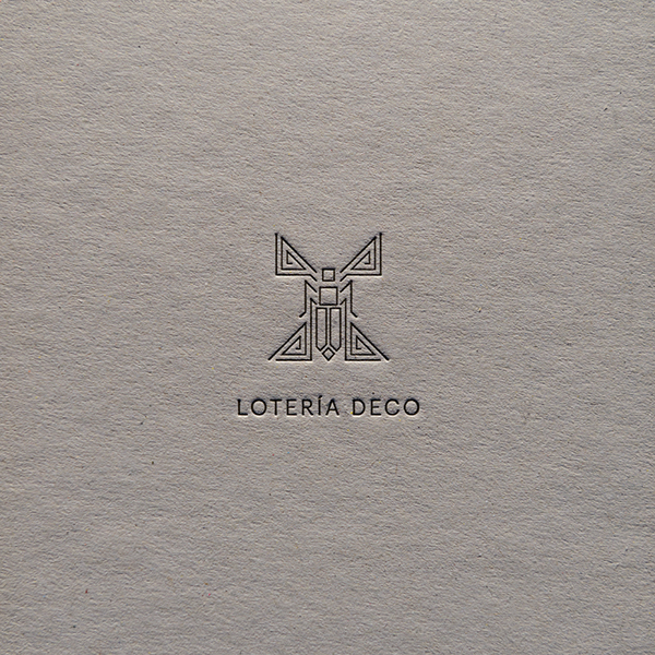 Lotería Deco, por Little Mule Studio, 2015.