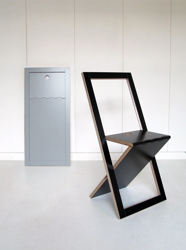 Silla plegable de contrachapado por WoodMood