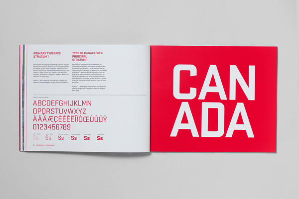 Identidad visual olímpica de Canadá por Ben Hulse