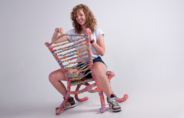 Rubberband Chair, la silla de gomas elásticas de Preston Moeller