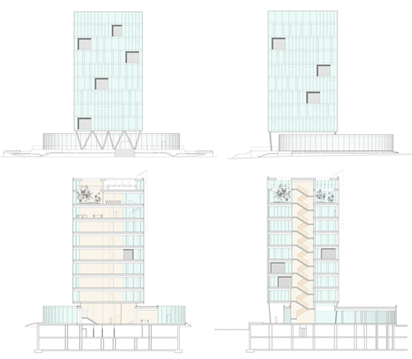 Torre de oficinas Zaisa de Hoz Fontán Arquitectos