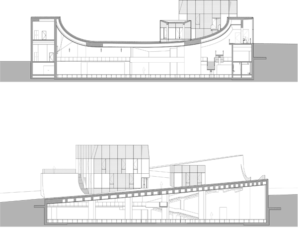 Cité de l'Ócean et du Surf, proyecto de Steven Holl