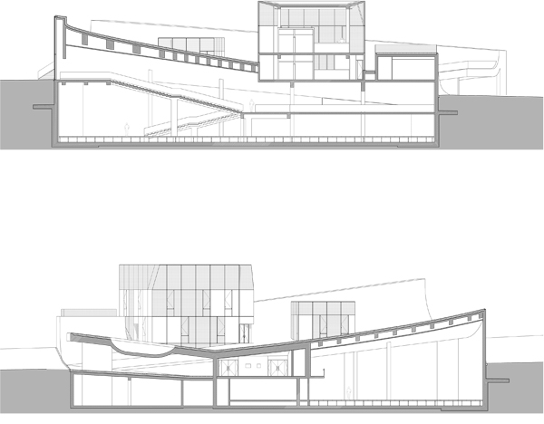 Cité de l'Ócean et du Surf, proyecto de Steven Holl