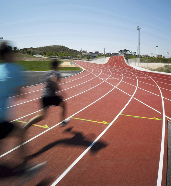 Pista de atletismo en Elda