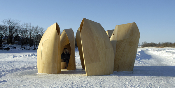 Refugio para patinadores de Patkau Architects