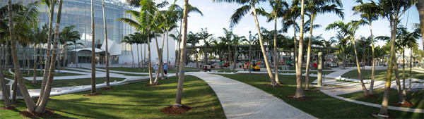 Miami Beach Soundscape, el jardín musical West 8