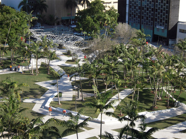 Miami Beach Soundscape, el jardín musical West 8