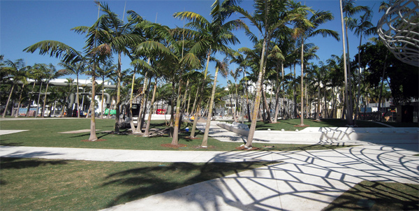 Miami Beach Soundscape, el jardín musical West 8