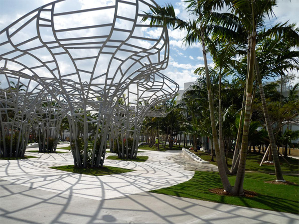 Miami Beach Soundscape, el jardín musical West 8