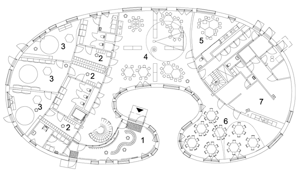 Guardería Tellus Nursery por Tham & Videgård Arkitekter 