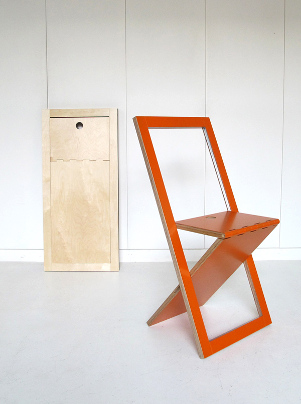 Silla plegable de contrachapado por WoodMood