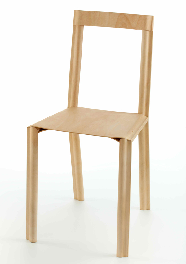 Wotu Chair, la silla de tubo de madera