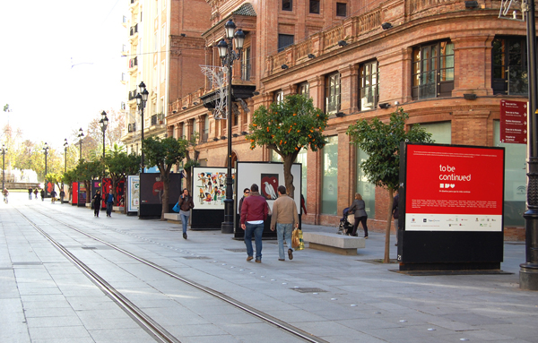 To be continued… gráfica solidaria en las calles de Sevilla