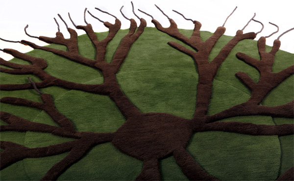 La alfombra Roots de Matali Crasset para Nodus