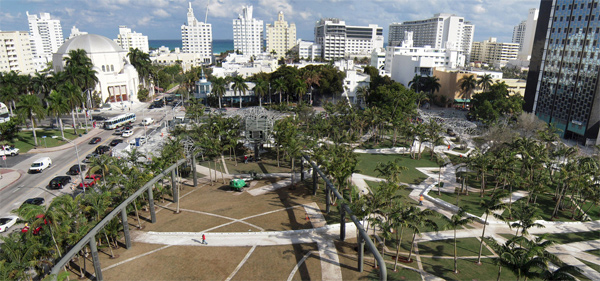 Miami Beach Soundscape, el jardín musical de West 8