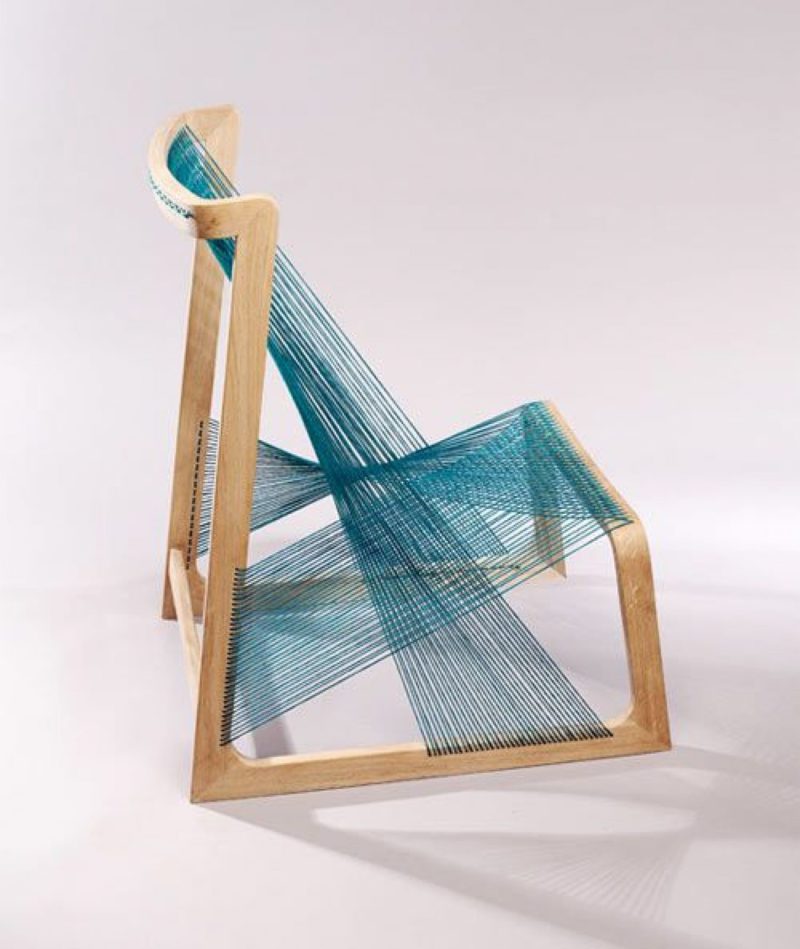 Alvisilkchair, el mobiliario sueco inspirado en el telar de Åsa Kärner